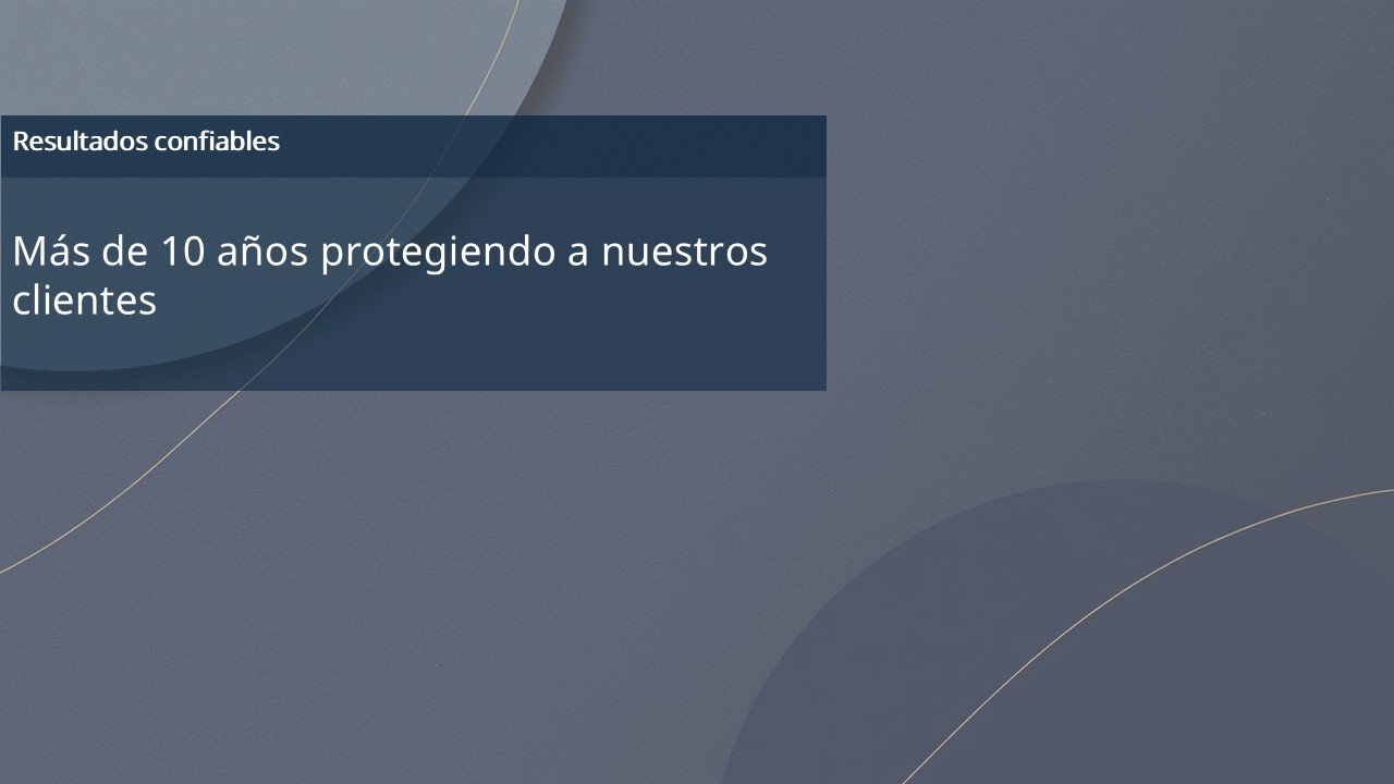 Resultados de confianza